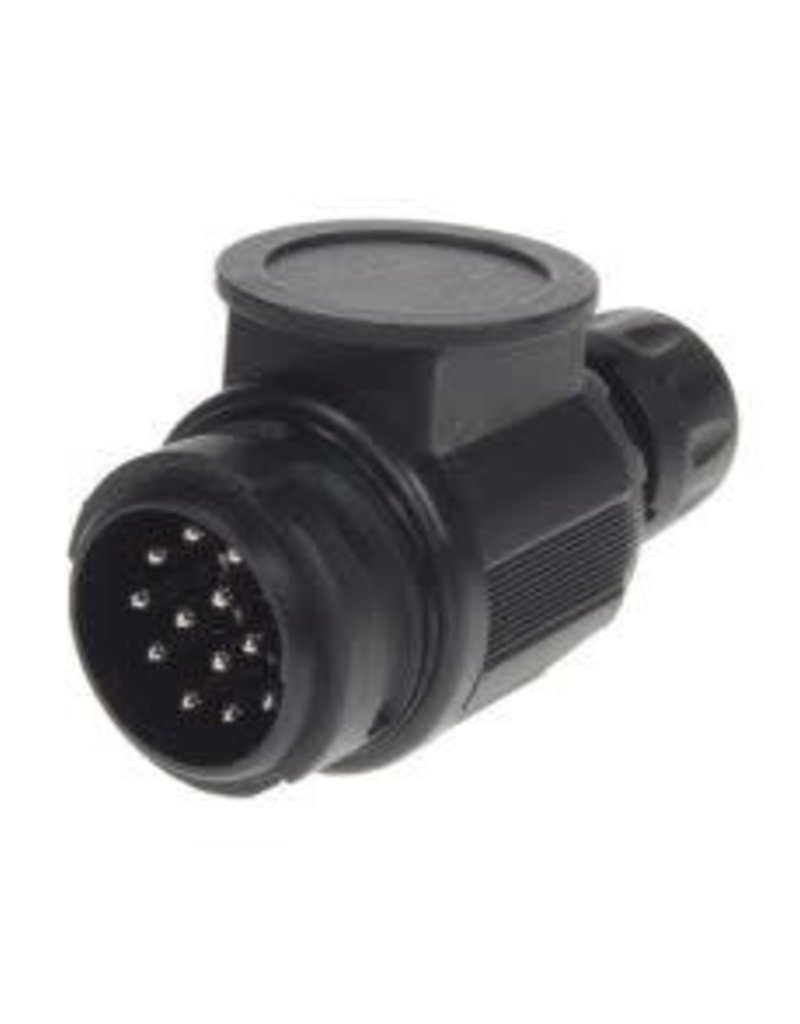 12V 13 Pin Plug 15mm Grommet | Fieldfare Trailer Centre