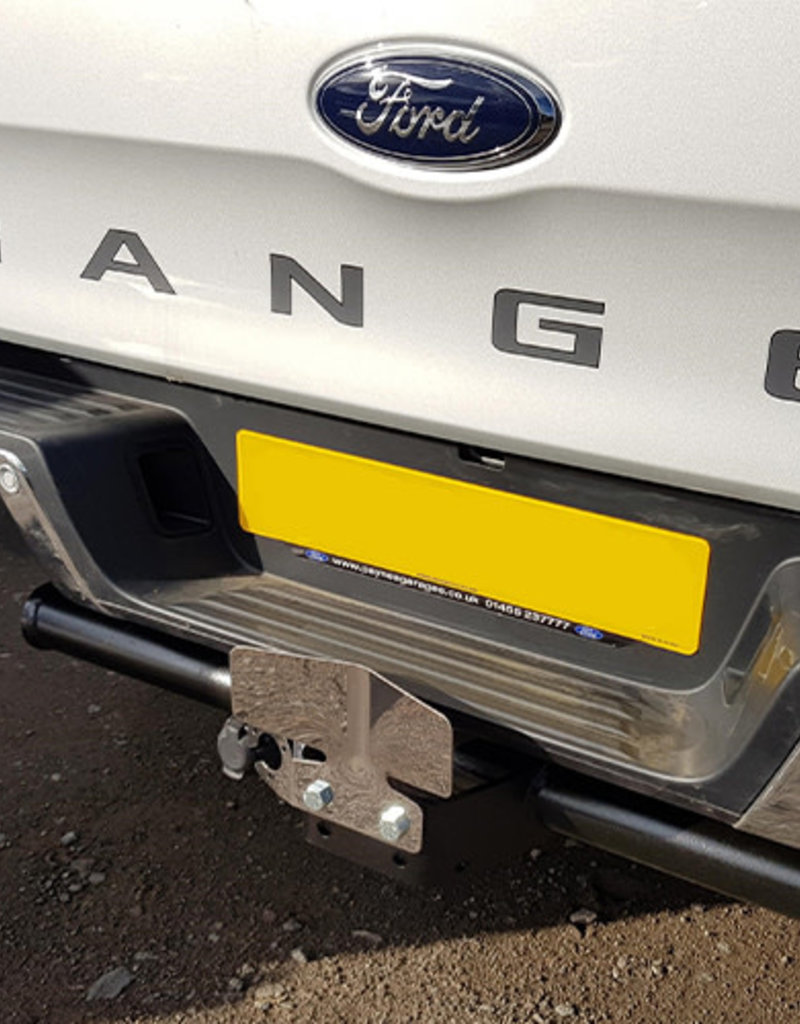 Stainless Steel Tow bar Car Bumper Protector Single Socket | Fieldfare Trailer Centre