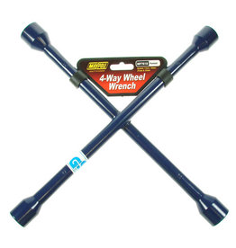 4 Way Wheel Wrench Blue