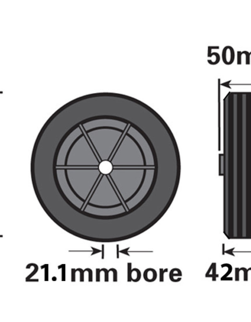 6 inch Spare Jockey Wheel for 35mm Jockey Tube | Fieldfare Trailer Centre