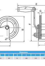 Trailer Cable Winch 320kg | Fieldfare Trailer Centre