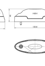 Side Marker Lamp LED 1030V | Fieldfare Trailer Centre