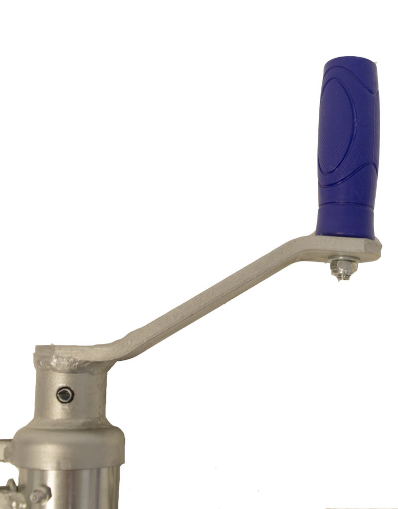 48mm Heavy Duty Serrated Jockey Wheel - 500kg Static Nose Weight