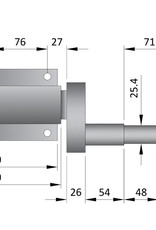 Pair Of Knott 550KG Suspenion Units 6 Hole