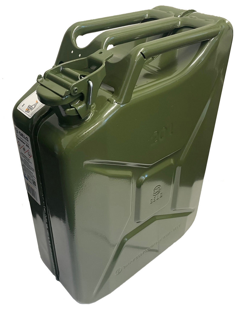 Green Metal 20 Litre Jerry Can