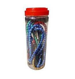 Bungee Cords Elastic Set of 6 - 400->800mm Length