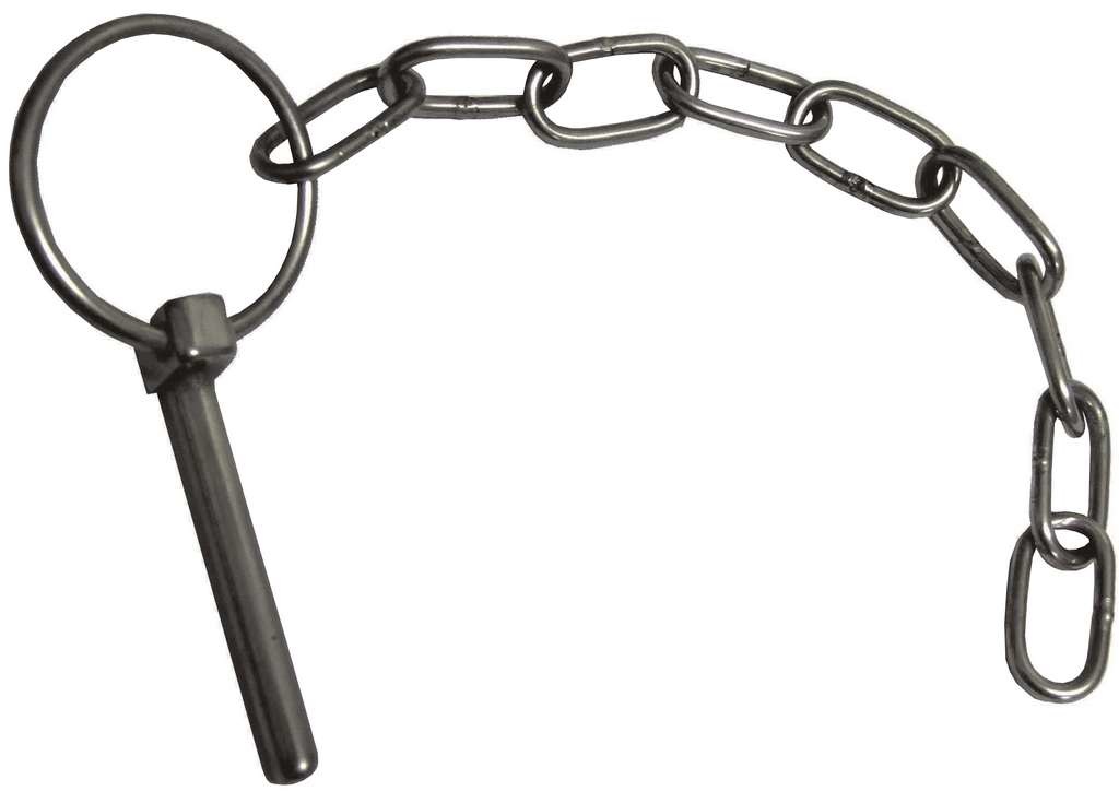 D Shape Cotter Chain And Snap Ring Linchpin 6mm Fieldfare Trailer Centre Uk Fieldfare 
