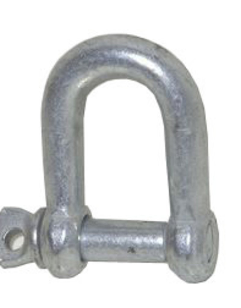 10mm D Shackle with Screw Pin | Fieldfare Trailer Centre