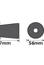 Boat Keel V Roller 127 x 19 x 42-56mm | Fieldfare Trailer Centre