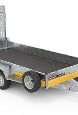 General Plant 551 - 3.6m x 1.8m, 3500kg, 3 Axle, 12" Wheels - Adjustable Ramps