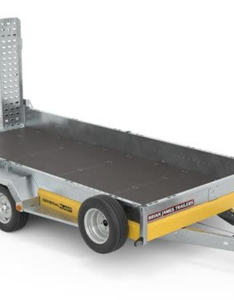 General Plant 551 - 4.0m x 1.8m, 3500kg, 3 Axle, 12" Wheels - Adjustable Ramps