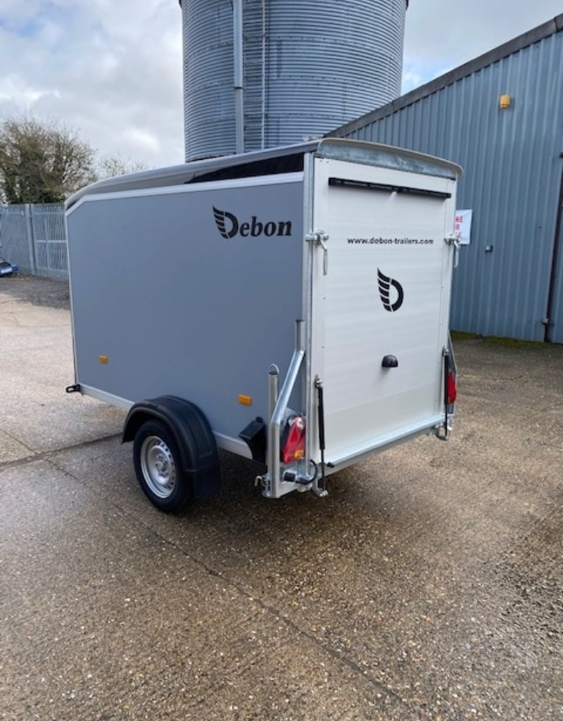 Debon Debon C255 - Plywood  Sides  - Unbraked 750kg  GVW c/w Spare Wheel & Prop Stands - Grey Panels Black Roof