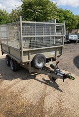 Meridith & Eyre Used Meridith & Eyre  Platform Trailer with Drop & Mesh Sides - 2.5m, x 1.5m