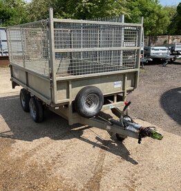 Meridith & Eyre Used Meridith & Eyre  Platform Trailer with Drop & Mesh Sides - 2.5m, x 1.5m