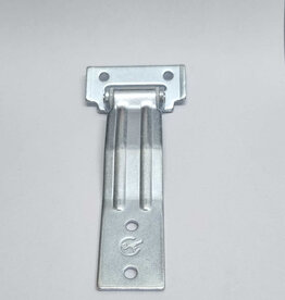 Door Hinge Raised Blade L155mm x W35mm Nylon Bushed Zinc Plated Steel