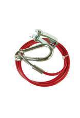 1m X 3mm Red PVC Breakaway Cable (CLEVIS)