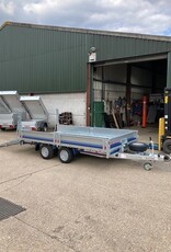 Brian James Connect, 3.6m x 2.01m, 3.5t, 12in wheels, 2 Axle - 476-3620-35-2-12 Fitted with Drop Sides & High Mesh Ramp Tailgate