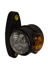 10-30V LED Red/White/Amber Rubber Side Marker Lamp (Short)