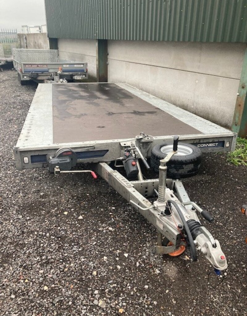 Used Brian James Connect Tiltbed Trailer c/w 1.8m Ramps