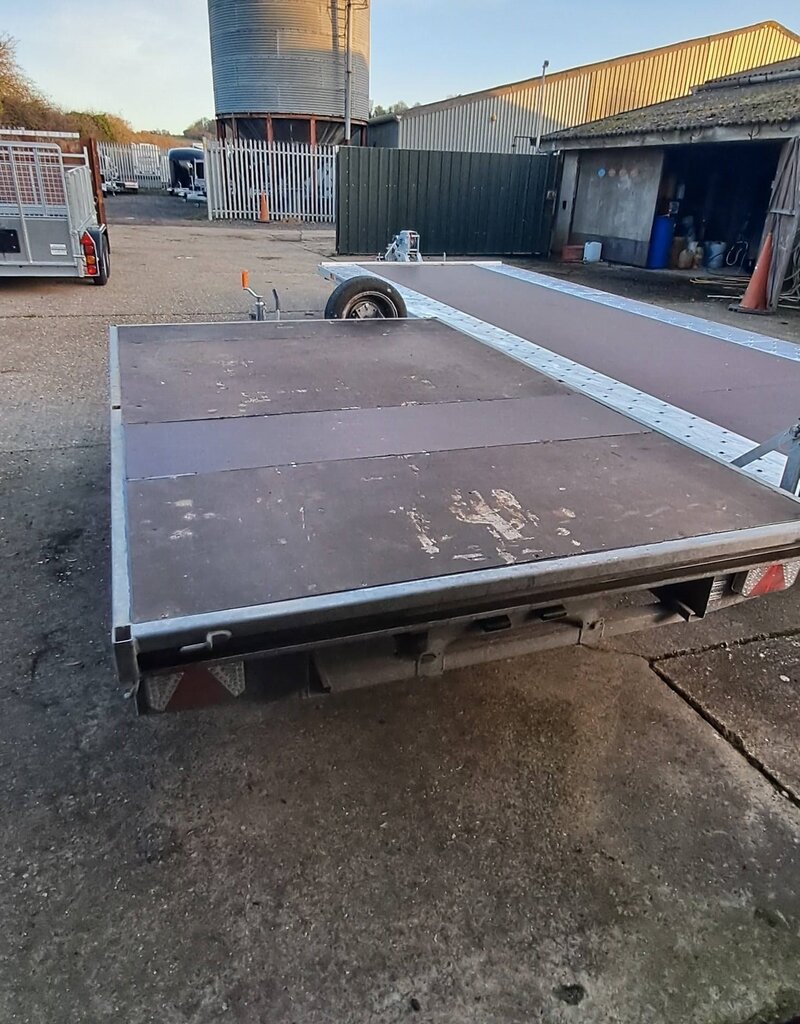 Bateson Trailers Used 2019 Bateson Model 35-30 Flatbed Trailer c/w 1.8m Ramps, & LED Lights  - 3m x 2m, 3500kg GVW