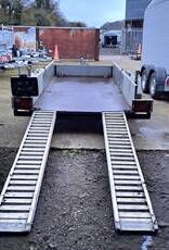 Used Hazelwood Plant Trailer 10ft x 4.5ft  3.5TGVW With 1.9m Ramps