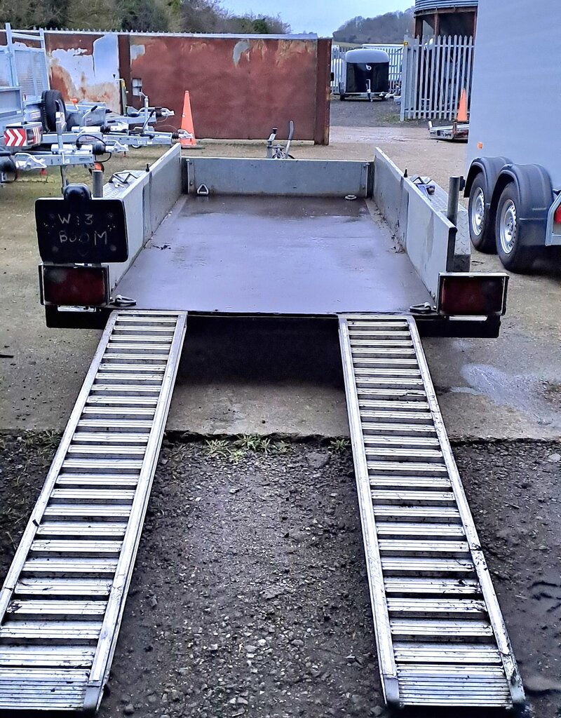 Used Hazelwood Plant Trailer 10ft x 4.5ft  3.5TGVW With 1.9m Ramps