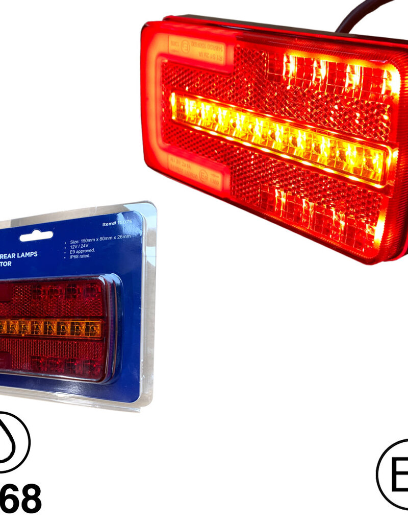 3 In 1 Led 12v/24 With Sequential Indicator