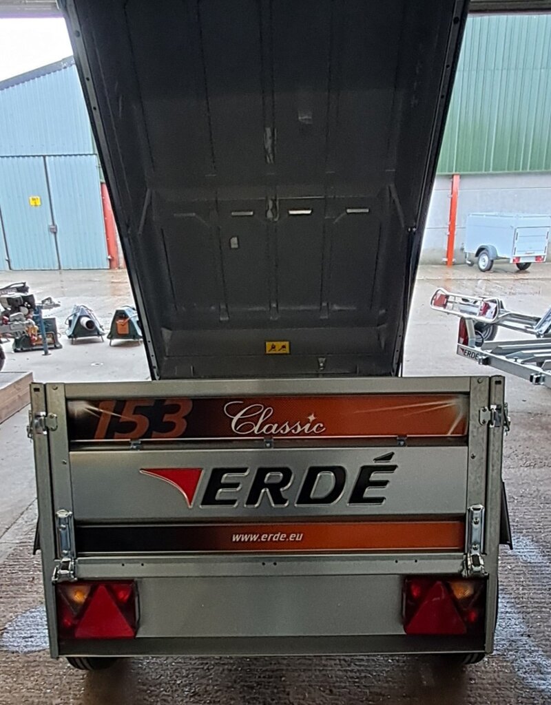 Erde 153 Camping and Luggage Trailer with Abs Lockable Hard top