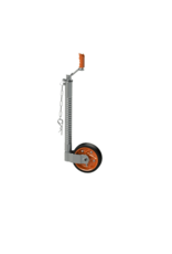 Kartt Orange 48mm Serrated Tube Jockey HD Metal Rim Solid Wheel | Fieldfare Trailer Centre