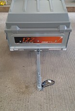 Erde 122 Trailer with lockable lid 120 x 92 x 35 Fully Built