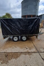 Used Brian James Cargo 2.5m x 1.73m 2000kg GVW Mesh sides, Loading Ramps & Drop Down Legs