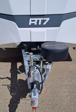 Brian James Race Transporter 7, MY25 - 5.5m x 2.3m, 3500kg, Tri Axle, 10" Wheels, White