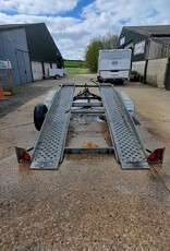 Used Tilt Bed Brenderup Car Trailer 3.9m x 1.8m 2500Kg GVW