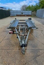 Used Tilt Bed Brenderup Car Trailer 3.9m x 1.8m 2500Kg GVW