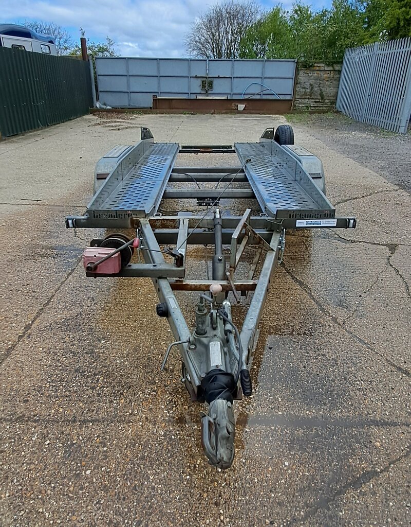 Used Tilt Bed Brenderup Car Trailer 3.9m x 1.8m 2500Kg GVW