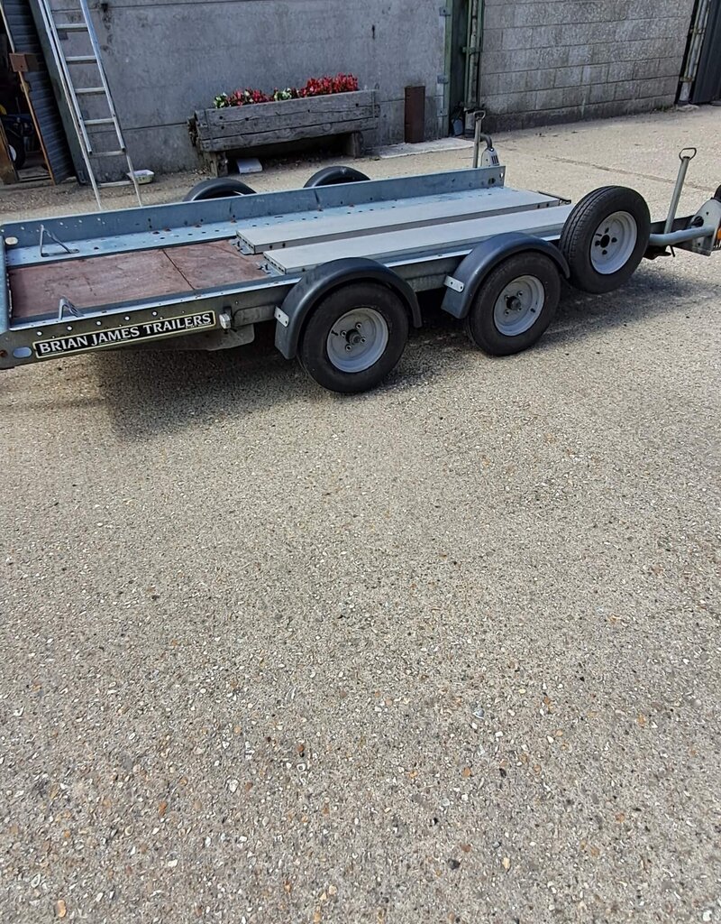 Brian James Used Brian James Trailers Minno Car Trailer 3.37m x1.65m 1380kg GVW