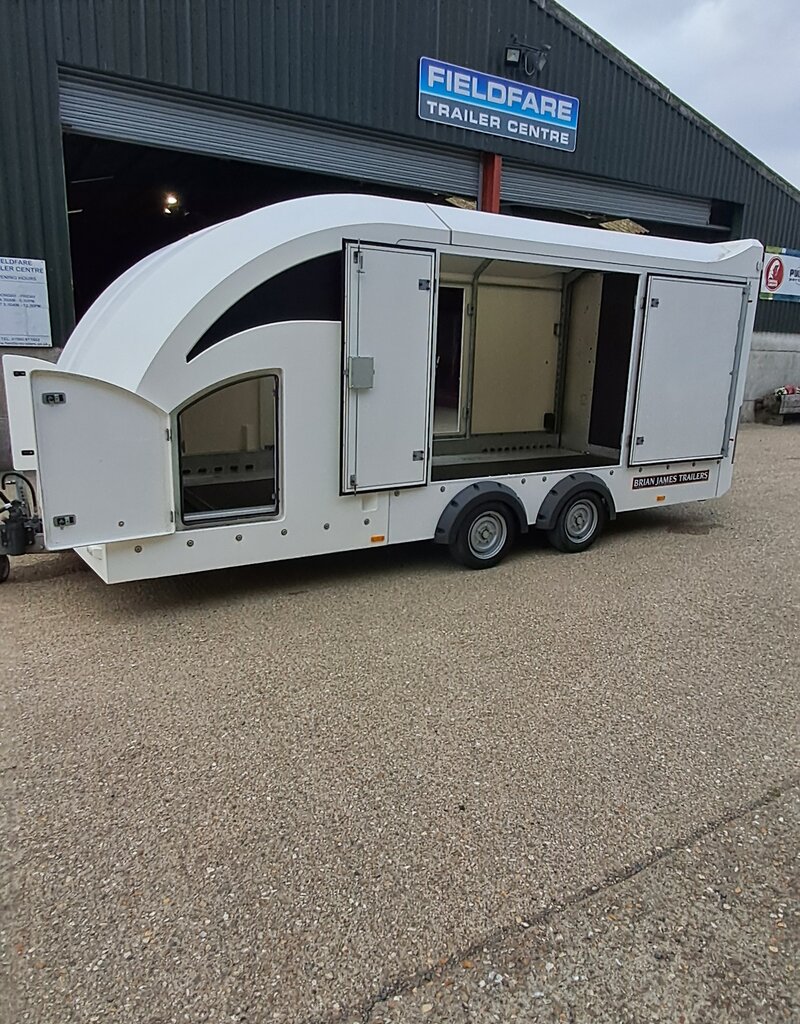 Used Brian James Race Transporter 5 Model  367-1010 5.0m x 1.98m 2600kg gross