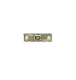 12-24V Front Clear LED Marker Lamp 98mm x 30mm