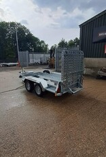Brian James Digger Plant 2 - 2.8m x 1.3m  3500kg GVW - Spare Wheel Heavy duty tail panel