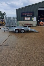 Brian James Digger Plant 2 - 2.8m x 1.3m  3500kg GVW - Spare Wheel Heavy duty tail panel