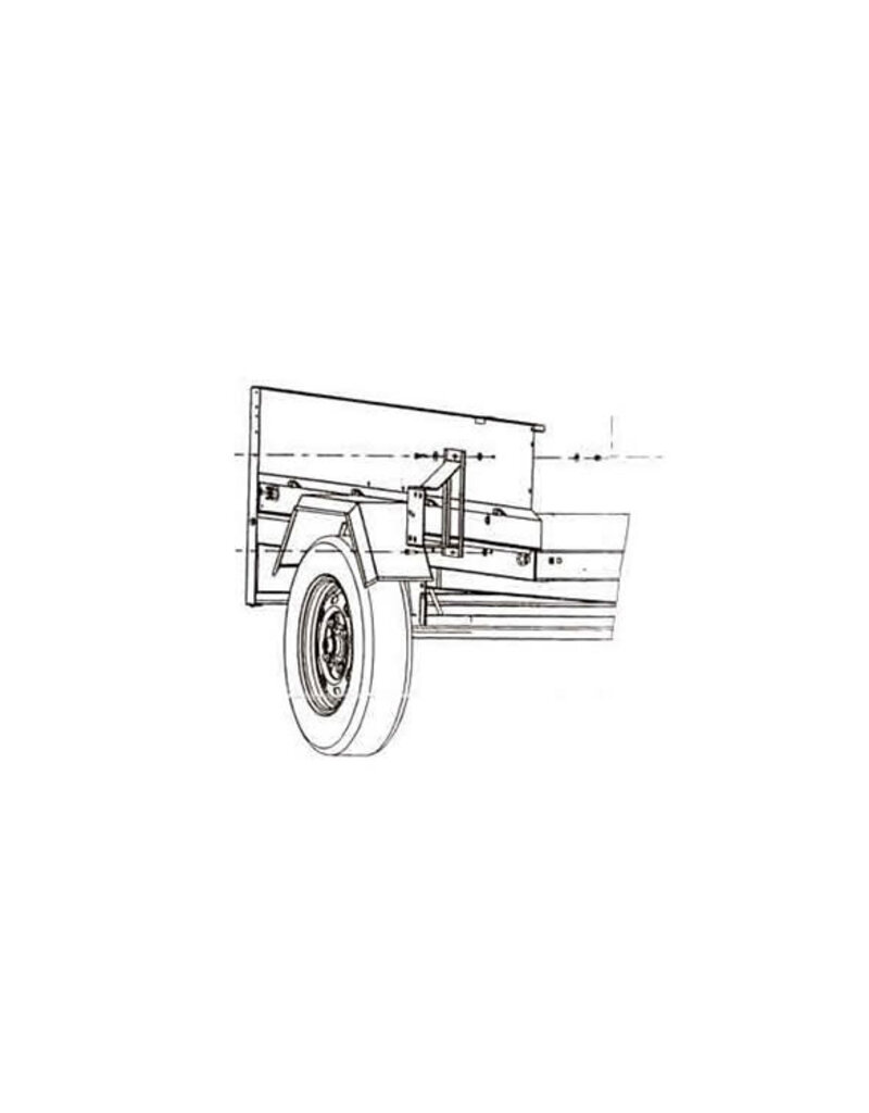 Spare Wheel Carrier For Erde & Maypole Trailers