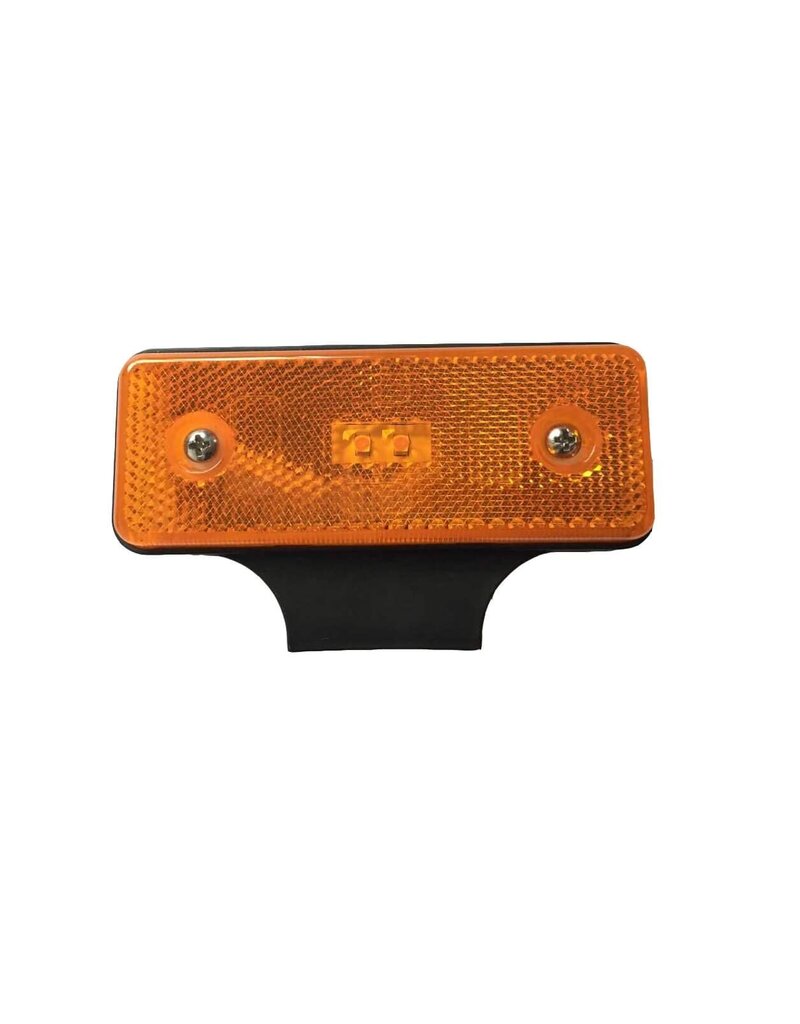 Lamp LED Side Marker Amber with bracket 12/24v