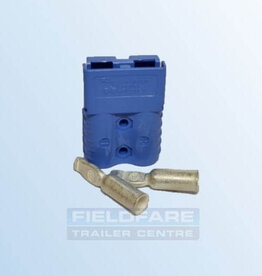 Anderson  SB120 Blue Housing with 2 Connectors (AWG2/35mm) 600v, 240 Amp,