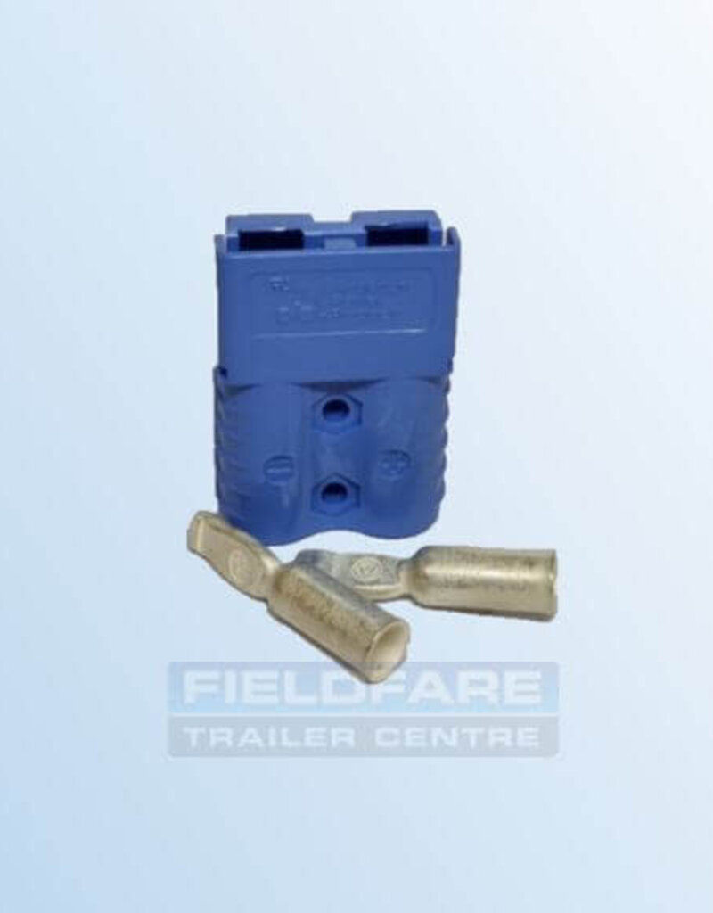 Anderson  SB120 Blue Housing with 2 Connectors (AWG2/35mm) 600v, 240 Amp,