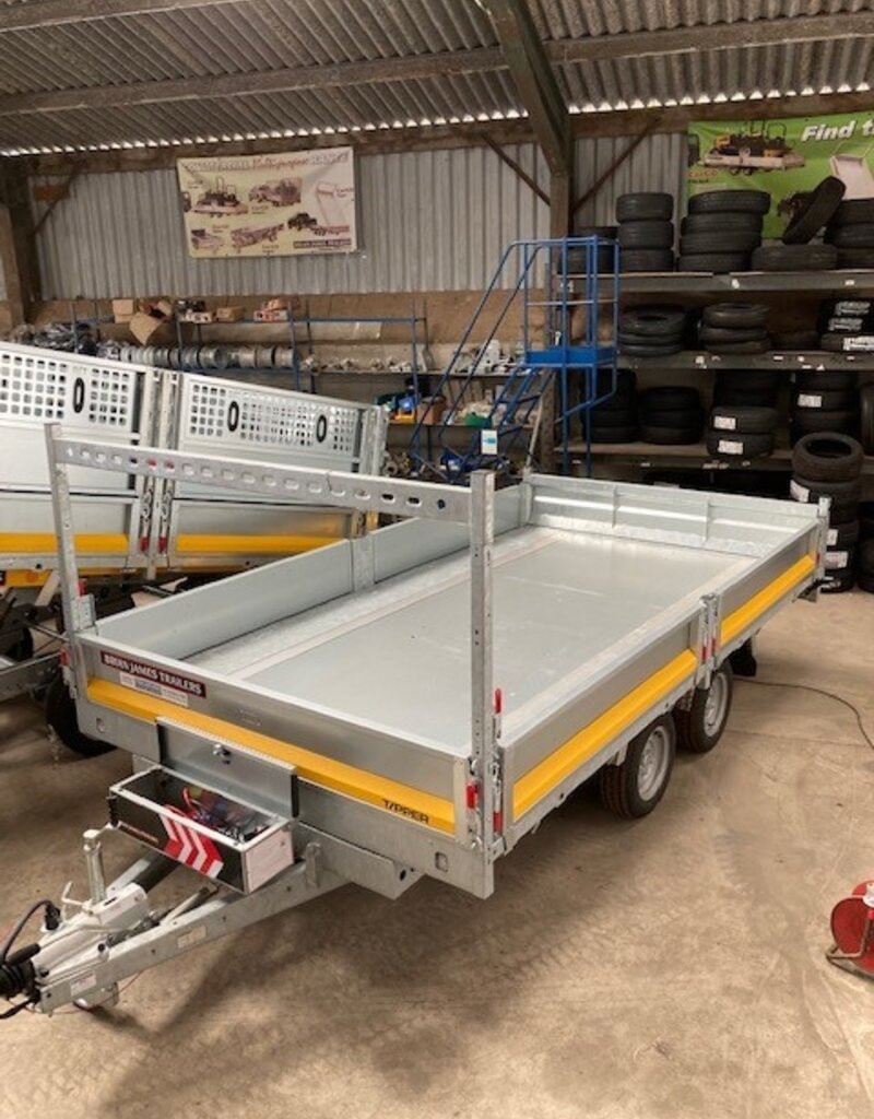 Brian James Tipper 526 - 3.6m x 2.0m, 3500kg, 2 Axle, 12" Wheels