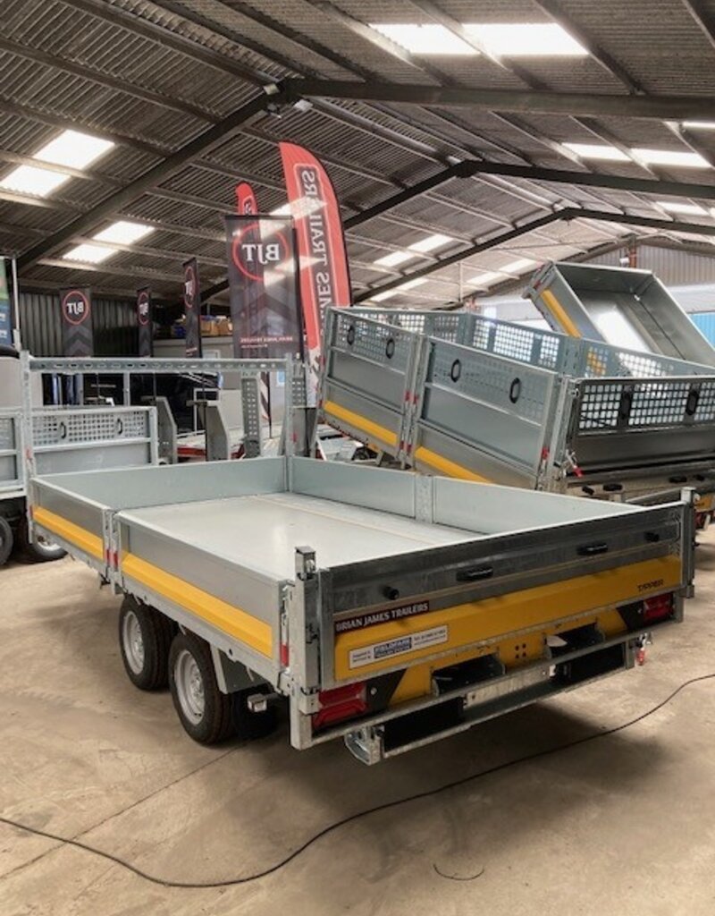 Brian James Tipper 526 - 3.6m x 2.0m, 3500kg, 2 Axle, 12" Wheels