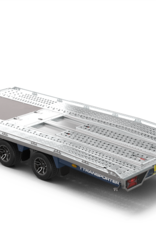 4.5m x 2.0m, 3500kg Gross, Twin Axle, 12" Wheels Brian James T Transporter