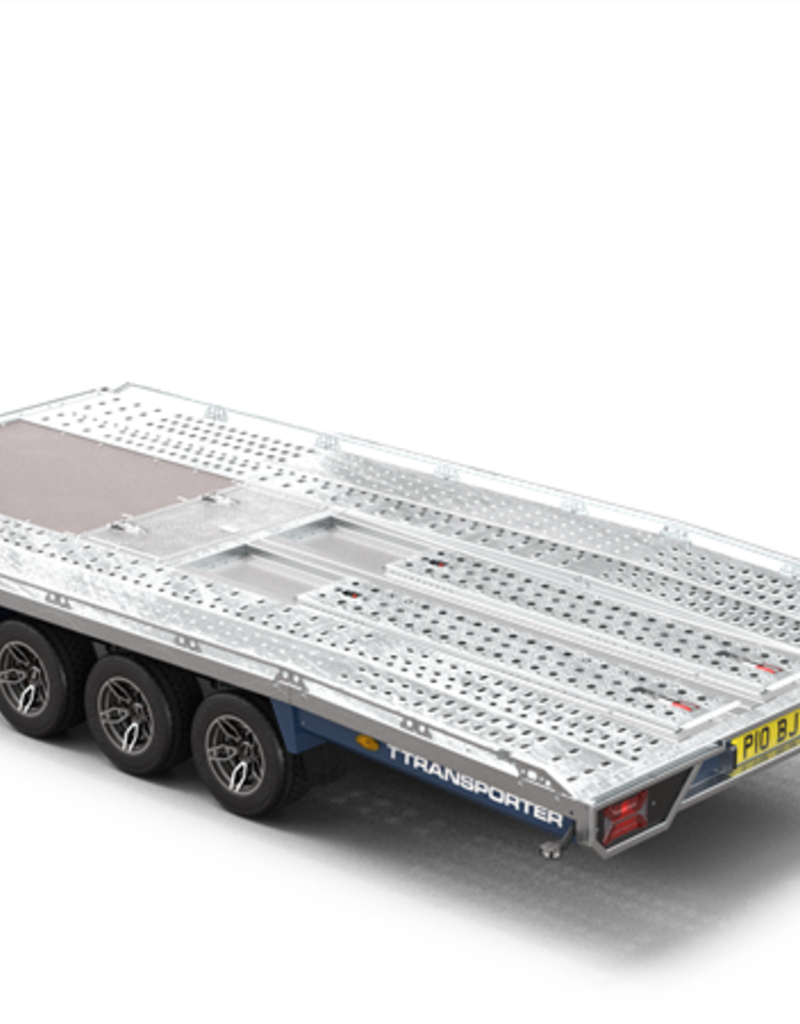 Brian James T Transporter 4.5m x 2.1m 3500Kg Gross Tri Axle 10" Wheels