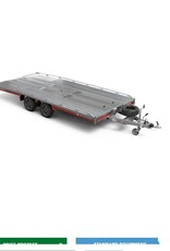 Brian James 231 T Transporter, 5.0m x 2.24m, 3.5t, 12in wheels, 2 Axle