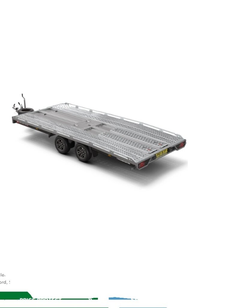 Brian James 231 T Transporter, 5.0m x 2.24m, 3.5t, 12in wheels, 2 Axle